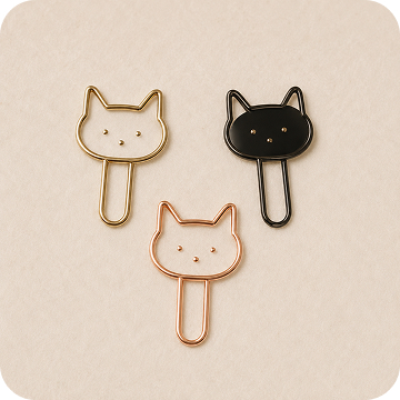 ねこクリップ（4個セット）