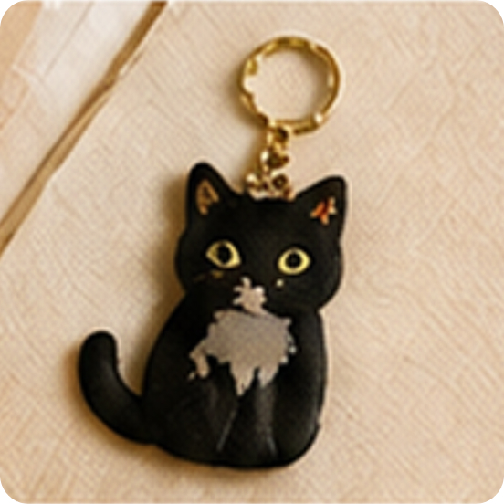 ねこのキーホルダー
